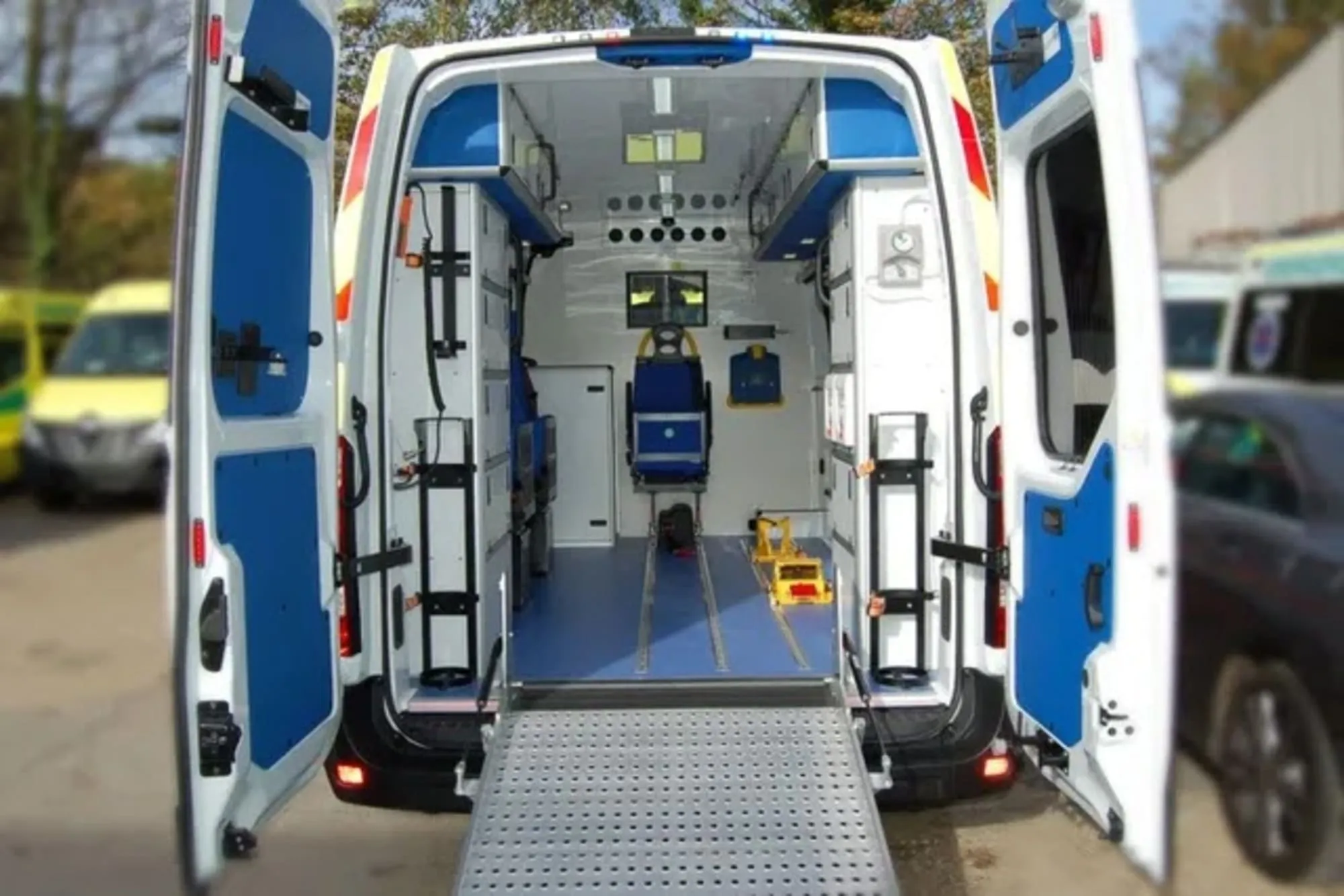 Prise en charge et transfert d'un patient en ambulance